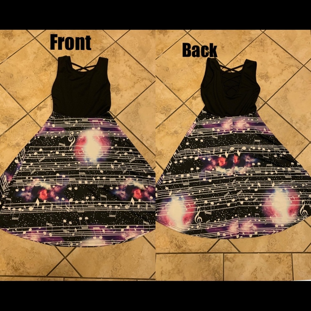 🌙Musical Galaxy Pin-Up Dress✨ - Picture 3 of 3